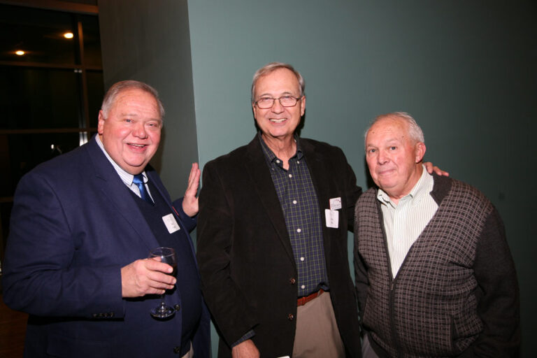 2016 Banquet Ron Styka, Rod Ellis, John Bjorkquist (OHS science teacher, retired)